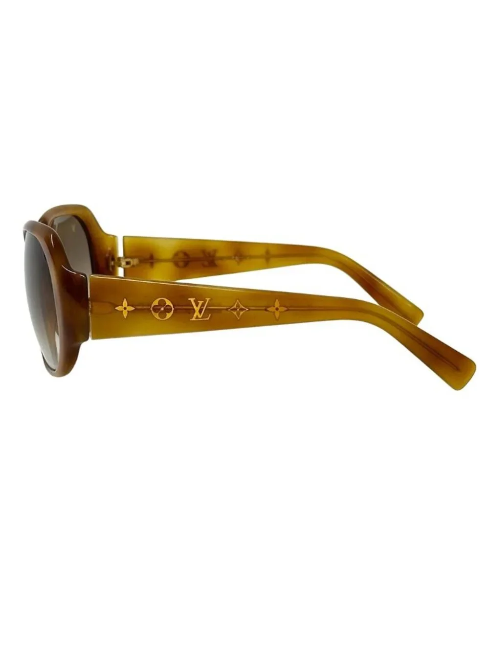 Louis Vuitton Sunglasses Obsession GM Brown LV Logo Eyewear